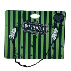 Beetlejuice Collar Pins